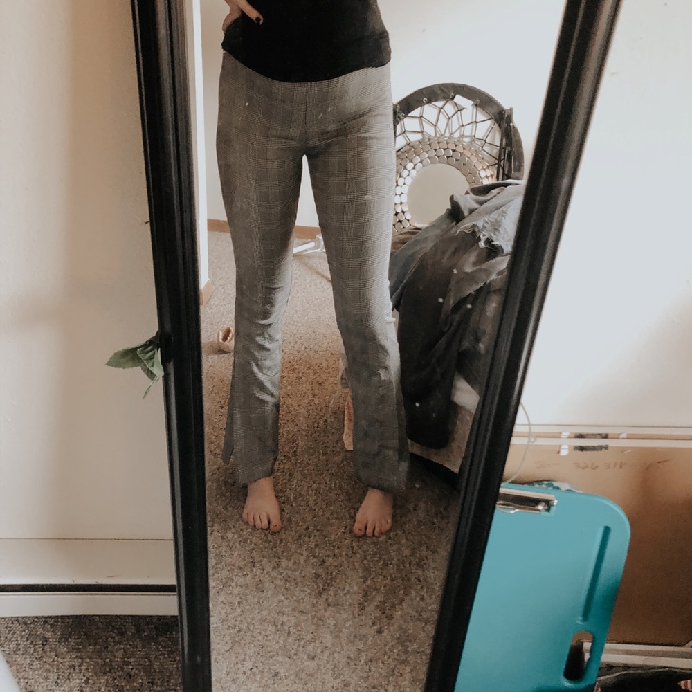 Black and white pants